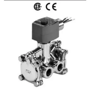 ASCO 8316G034 Solenoid Valve 8316 Brass 1 NPT 3 Way Normally Closed 120AC Nitrile Rubber