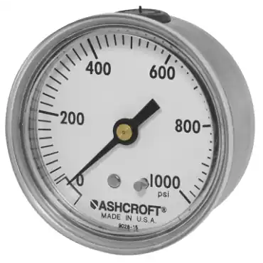 Ashcroft 631008SL02B100 Type 1008SL Stainless Steel-Case Gauge