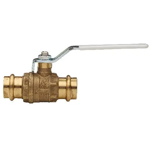 Watts Regulator 1-1/4-LFFBV-3-PRESS Ball Valve LFFBV-3C Lead Free Brass 1-1/4 Inch Press 88005496