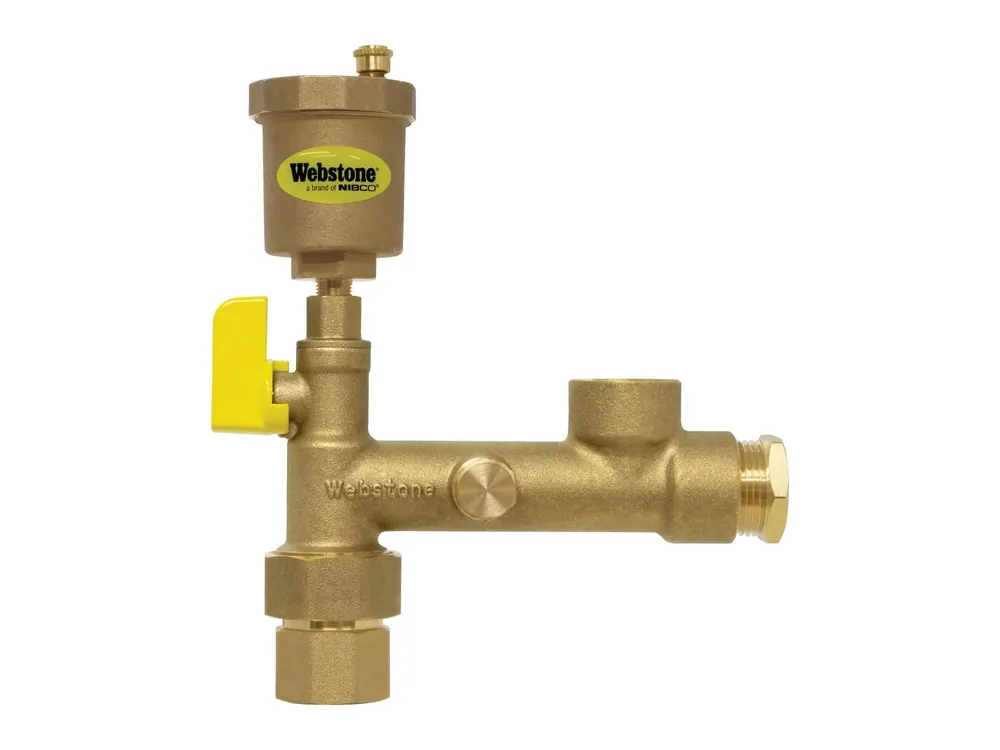 Webstone H-74613 Vent Valve Boiler with Air Vent for LWCO