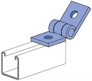 Unistrut Corp. P1843EG UNISTRUT P1843-EG 2 Hole Adjustable Hinge