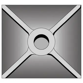 Bosch HS1828 Tamper Plate Round 5 x 5 Hex