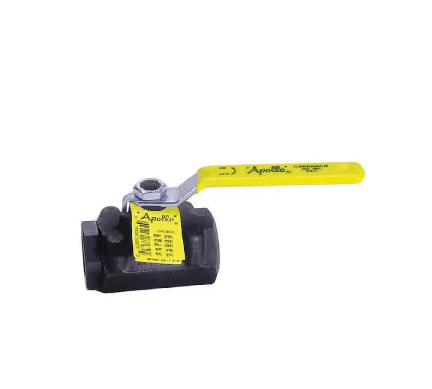 Apollo 73A10727 73A-100 Series 1-1/2 in. A105 Carbon Steel Standard Port Lever Lock FNPT 1500# Ball Valve