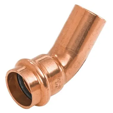 Nibco PC6062-4 Elbow 45 Degree Street 4 Inch Wrot Copper Fitting x Press PC606-2