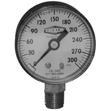 Dixon Valve & Coupling GL120 Dry Pressure Gauge 0-60 PSI