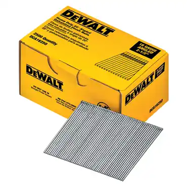 DeWalt DCA16250 Angle Finish Nails 2-1/2 Inches 16 Gauge