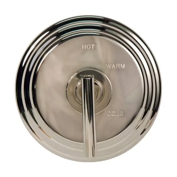 Newport Brass 2-157/15S Diverter Handle Brass Thin Blade Cross Satin Nickel PVD
