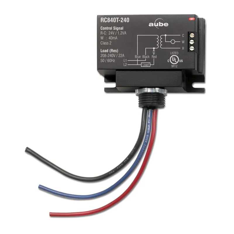 Resideo RC840T-240/U Electromechanical Heating Relay with 24-208/240V Transformer