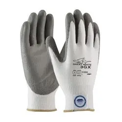 Protective Industrial Products 19D322XL Great White 3GX Dyneema Diamond Shell Gray PU Coating EN4 XL
