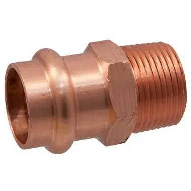 Nibco PC604-3 Adapter 3 Inch Wrot Copper Press x Male