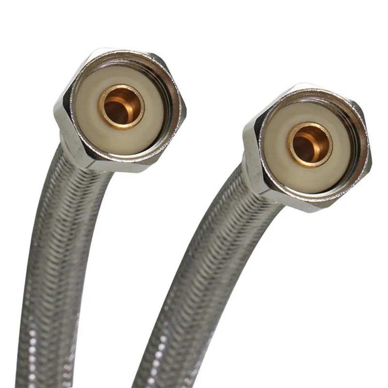Fluidmaster PRO4F16 Pro Series 1/2 x 16 in. Braided Stainless Sink Flexible Water Connector