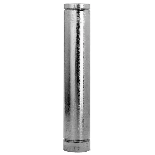 Duravent 7BV36 Pipe B Vent Round Rigid 7X36 Inch Aluminum/Galvanized