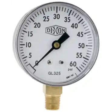 Dixon Valve & Coupling GL325 Dry Pressure Gauge 0-60 PSI