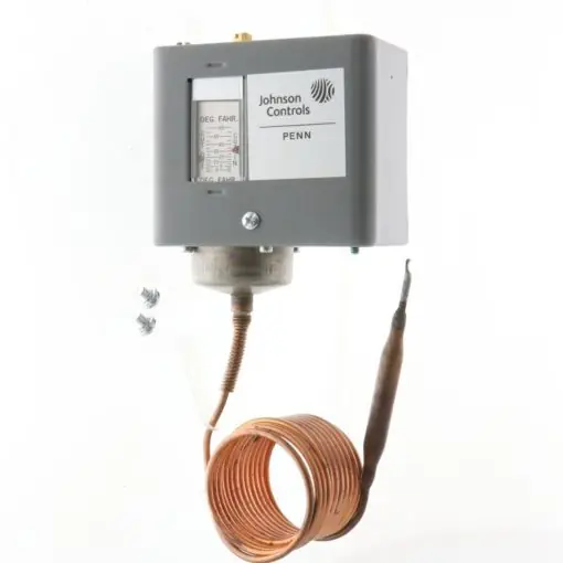Johnson Controls A70HA-2C Freeze Stat, Manual Reset, 6 ft.