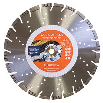 Husqvarna 585580801 14 Vari-Cut Plus General Purpose Diamond Blade