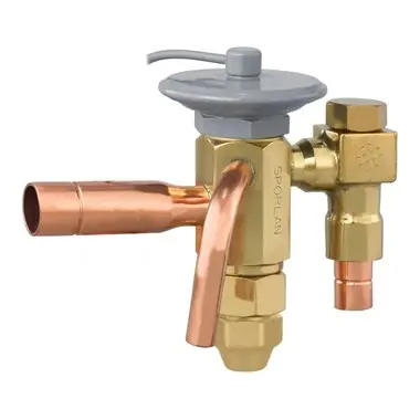 Sporlan 108675 Expansion Valve SBF Thermostatic 3/8 x 1/2 Inch Extended ODF Solder R-22 External Z