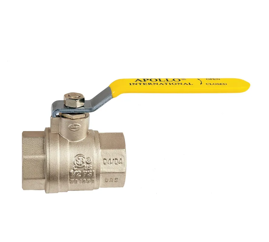 Apollo Valves 94A10A01 94A Series 4 in. Forged Brass Full Port NPT 400# Ball Valve