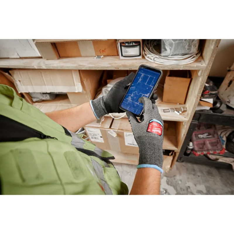 Milwaukee Tool 48-73-7120 Cut Level 2 High-Dexterity Nitrile Dipped Gloves - S