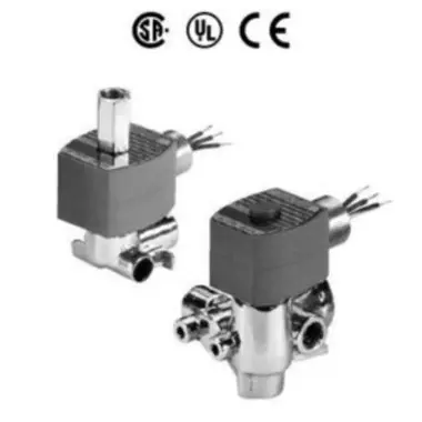 ASCO 8317G035 Solenoid Valve 8317 Brass 1/4 NPT 3 Way Normally Closed 120AC Nitrile Rubber
