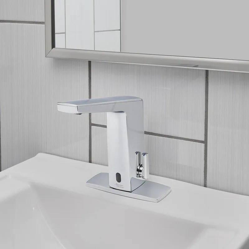 American Standard 7025205.002 Paradigm Selectronic Single Handle Metering Bathroom Sink Faucet