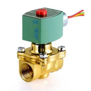 ASCO EF8210G004 Solenoid Valve 8210 2-Way Brass 1 Inch NPT Normally Closed 120 AC
