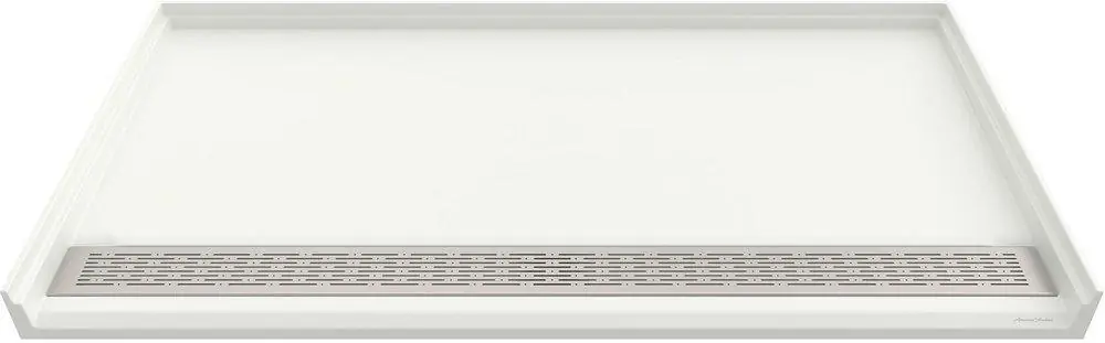 American Standard 6434AM-FCOL.218 Townsend 64 x 34 Shower Base with Center Drain in Soft White