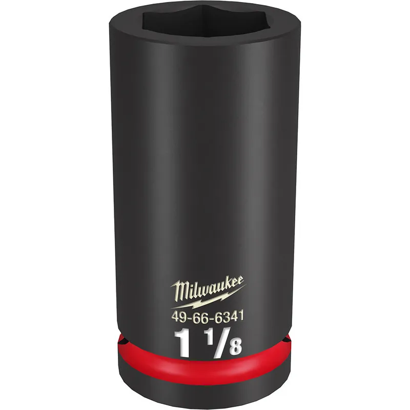 Milwaukee 49666341 Shockwave Impact Duty 3/4 Drive 1-1/8 Deep 6 Point Socket