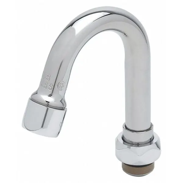 T&S Brass 131X Swivel Gooseneck Chrome 4-3/4 Height 2-13/16 Spread Replacement MPN