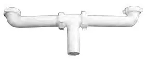 Dearborn P9114A Tubular Drain Waste Center Outlet 1-1/2 x 16 Continuous Waste