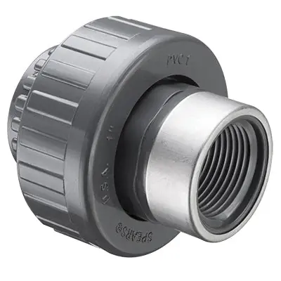Spears 859-015SR 1-1/2 PVC Union SOCXSRFPT FKM