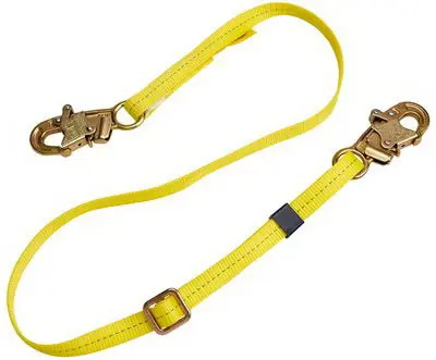 DBI-SALA 1231022 Fall Protection 8 Ft Yellow Polyester Web Positioning Lanyard Replacement MPN
