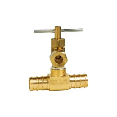 Sioux Chief 637XG9220 Ice Maker Valve 1/2 x 1/4 in Brass PEX x OD Compression