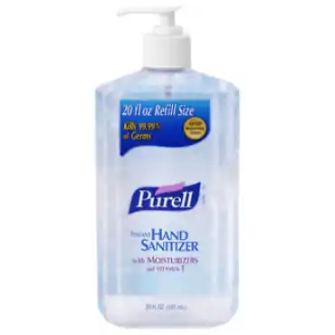 Gojo 3023-12 Purell Advanced Hand Sanitizer Gel 20 fl oz Bottle w/ Pump