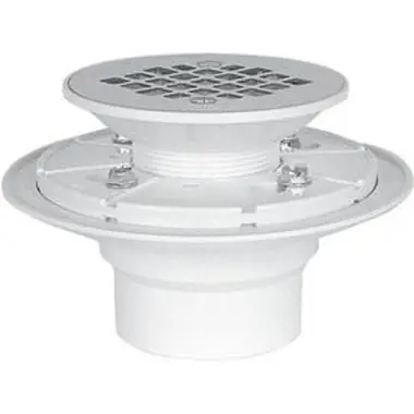 Sioux Chief 821-2ACP Drain Shower Pan ABS Chrome Head Round