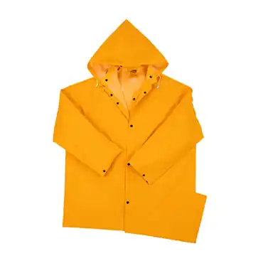 PIP 4148/L Yellow Polyester PVC Large Raincoat