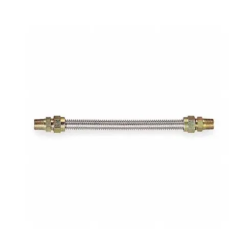 Dormont 30C-3131-36 Gas Connector 1/2 x 36 Inch MIP 304 Stainless Steel Yellow