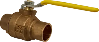 Apollo Valves 77C24701A 77C-A Series 1-1/2 in. Bronze Full Port Solder 600# Ball Valve