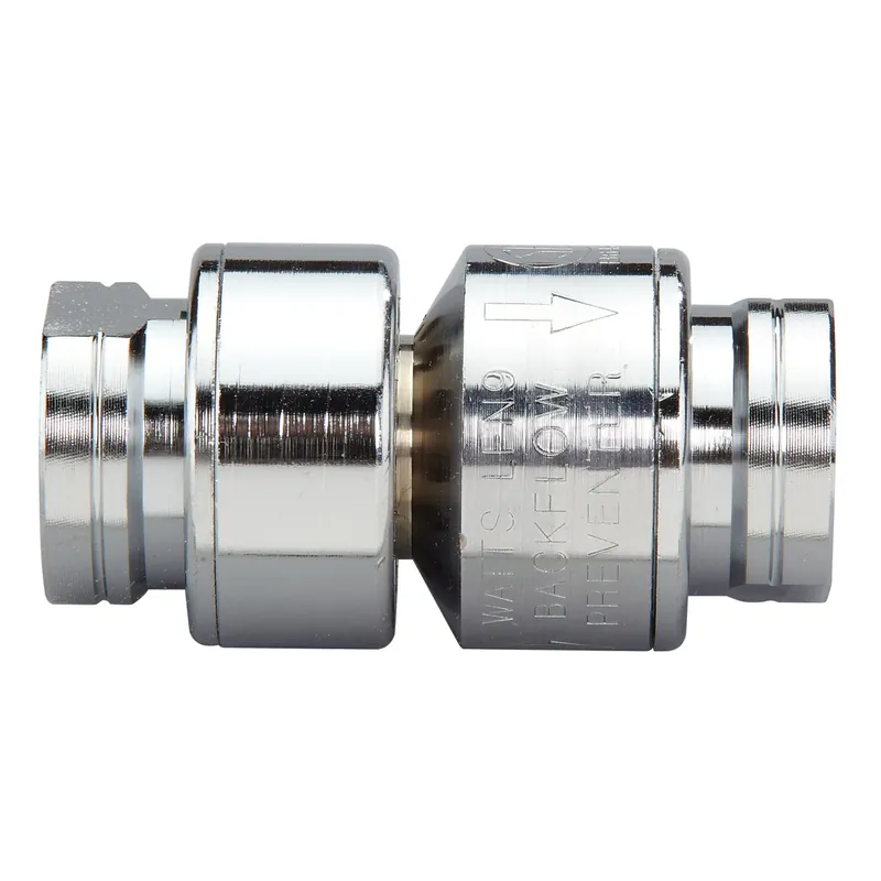 Watts Regulator LFN9C-38 Backflow Preventer LFN9C Vacuum Breaker 3/8 Inch Lead Free Chrome Dual Check FNPT