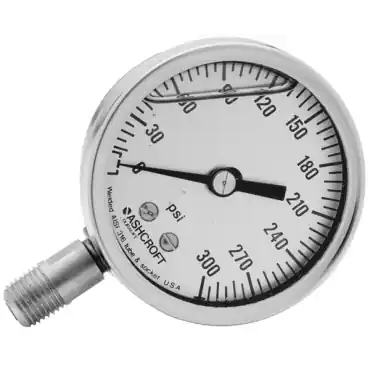 Ashcroft 351009AWL02L300 Duralife Pressure Gauge 0 to 300 psi