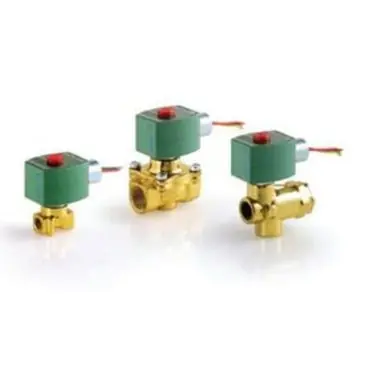 ASCO 8215A090CSAAC120/60D Solenoid Valve 8215 2-Way Aluminum 2-1/2 Inch NPT Normally Closed 120 Alternating Current NBR