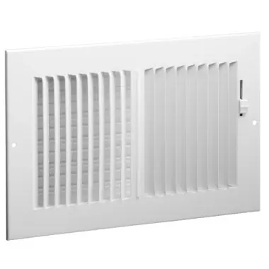 Hart & Cooley 682-14X6W Register 682 Sidewall/Ceiling 2 Way White 14 x 6 Inch