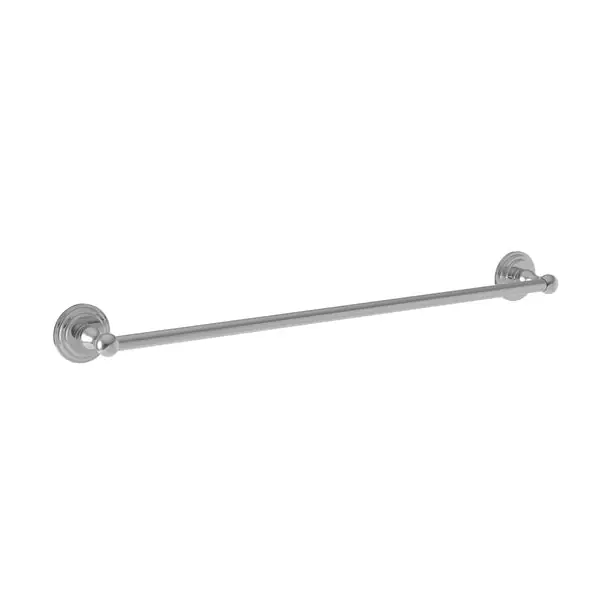 Newport Brass 890-1250/26 Towel Bar Alveston 24 Inch Polished Chrome Brass 3-1/16 Inch
