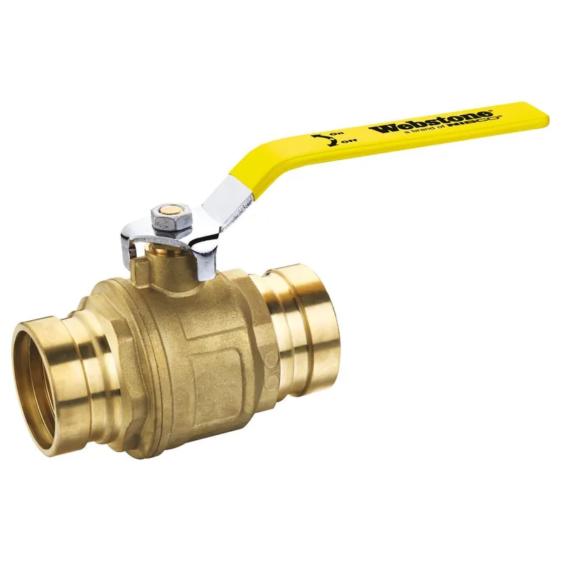 Webstone 81708W 2-1/2 Press Full Port Forged Brass Ball Valve Lead Free