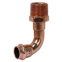Nibco PC607-4 Elbow 90 Degree 4 Inch Wrot Copper Press x Press