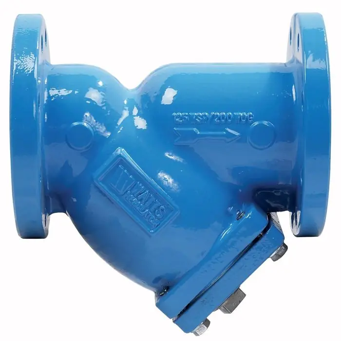 WATTS 0825215 8 x 8 x 8 in 125# Cast Iron Epoxy Coating Flanged Strainer
