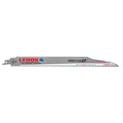 LENOX 1832146 CARBIDE TIPPED RECIP SAW BLADE 156RCT 12 X 1 X 050 X 6TPI 1PK