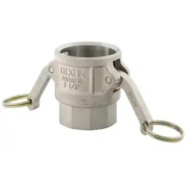 Dixon Valve & Coupling 300-D-SS Type D Coupler 3 in 125 psi Max Operating Pressure