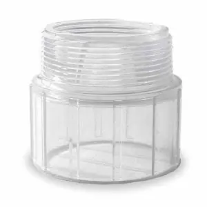 Spears 436-030L 3 PVC Male Adapter MPTXSOC SCH40 Clear