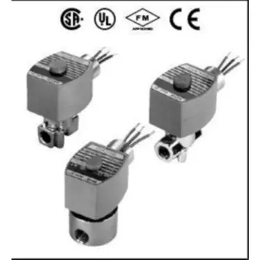 Asco 8262G007 Solenoid Valve 8262 2-Way 1/4 Inch NPT Normally Closed 120 Alternating Current NBR