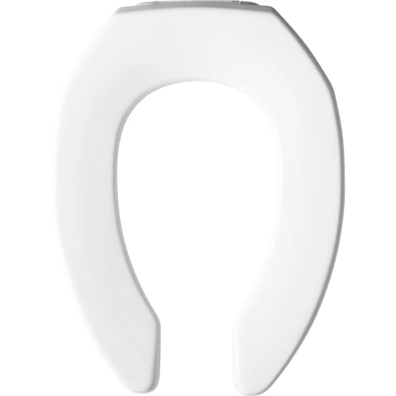 Bemis 2155CT-000 Elongated Open Front Toilet Seat 18.563 x 14.5